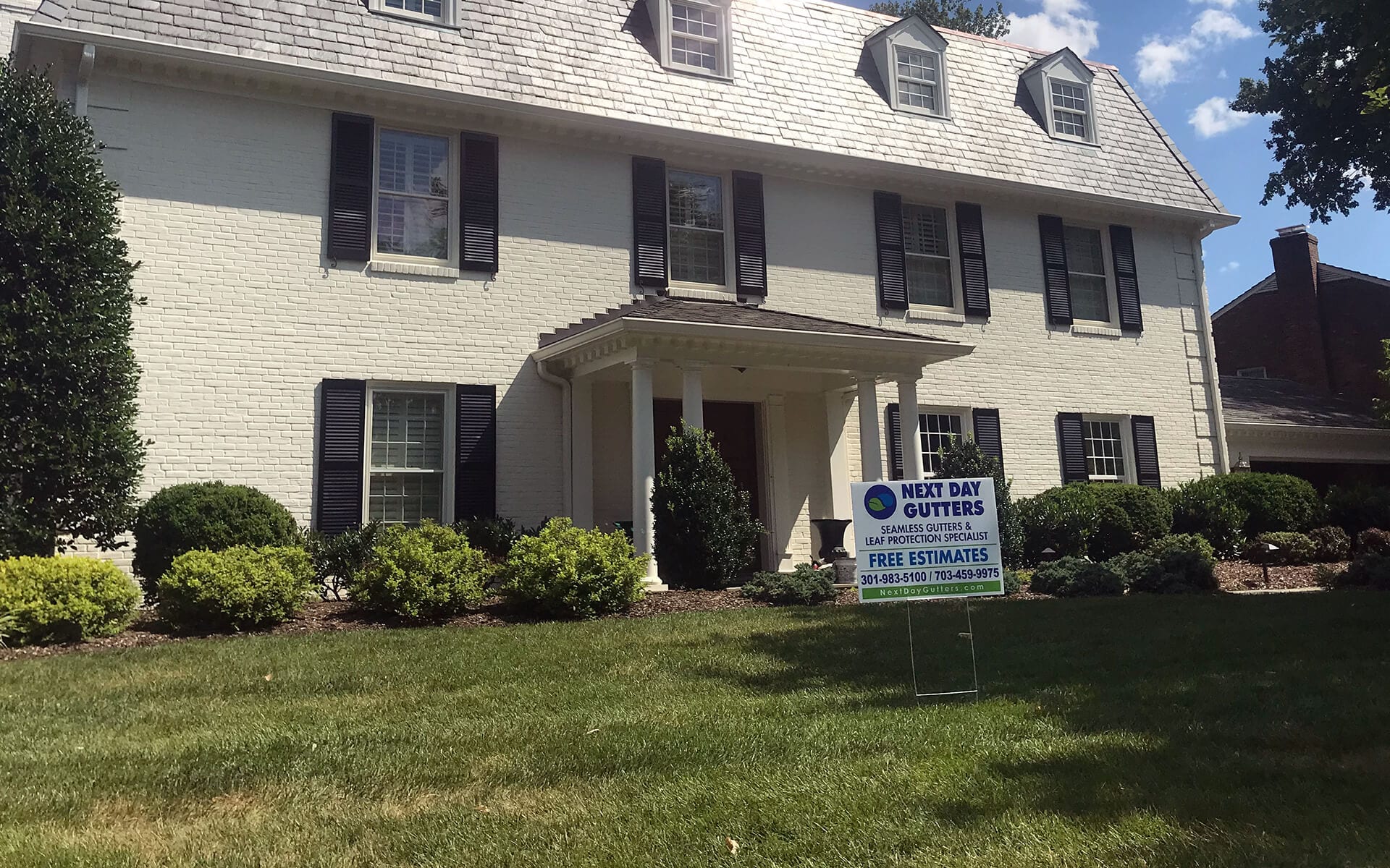 Residential roof and exterior home detail